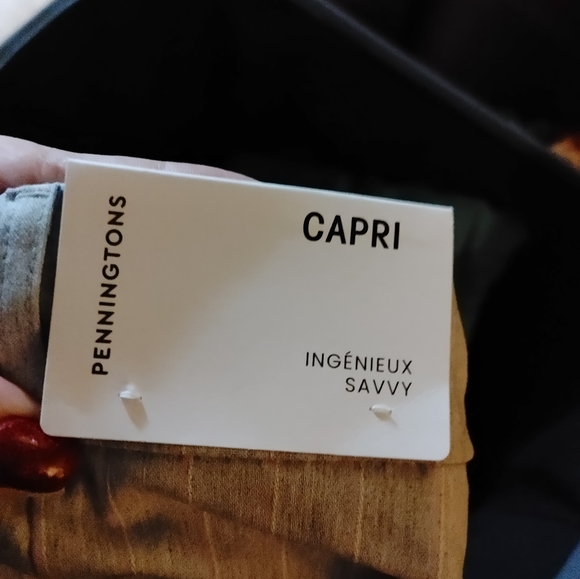 Pennington's Pinstripe Capri 32W - Picture 3 of 5